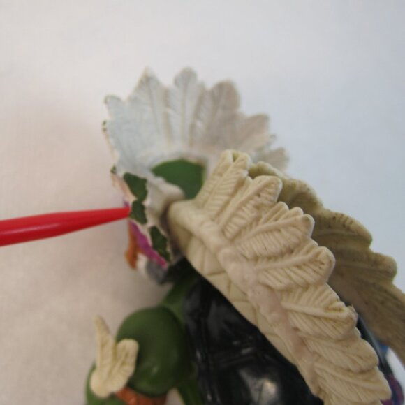 Vintage TMNT Wacky Wild West Chief Leo Figure 1992 - with Flaw; Read Description - Picture 4 of 12